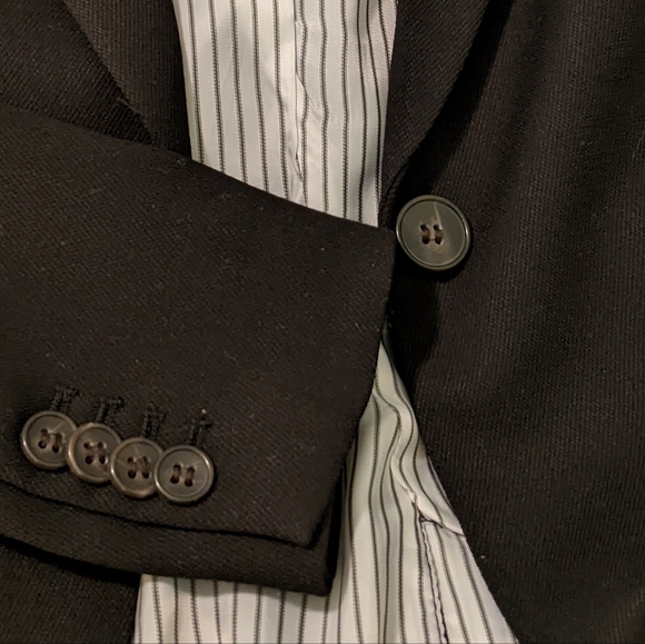 Forever 21 Black Blazer Size 4 - Picture 4 of 6